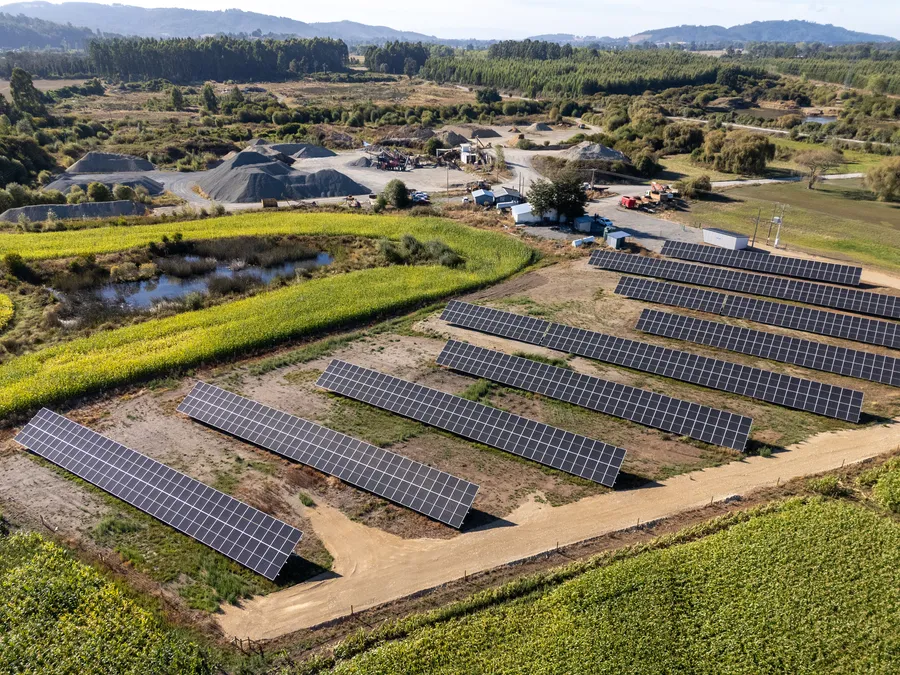 Planta FV On Grid 448,4 kWp DC/300 kW AC, Fundo Los Notros, Paillaco