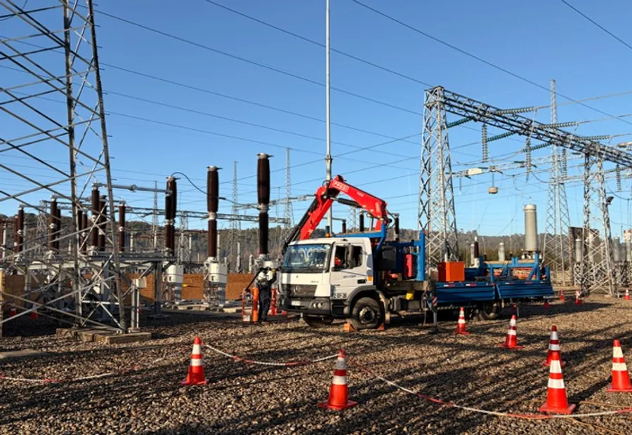 Obras electromecánicas, reemplazo de equipos en paño JT1 de Subestación Valdivia