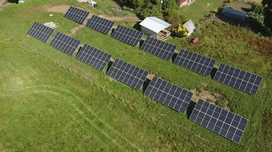 Planta FV On Grid 111,36 kWp DC/100 kW AC, Fundo Las Cantáridas, Las Cascadas S/N