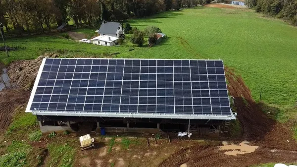 Planta FV On Grid 177,48 kWp DC/150 kW AC, Fundo Rinconada, Purranque.
